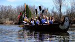 Jane's Walk Burritt's Rapids Voyageur canoe